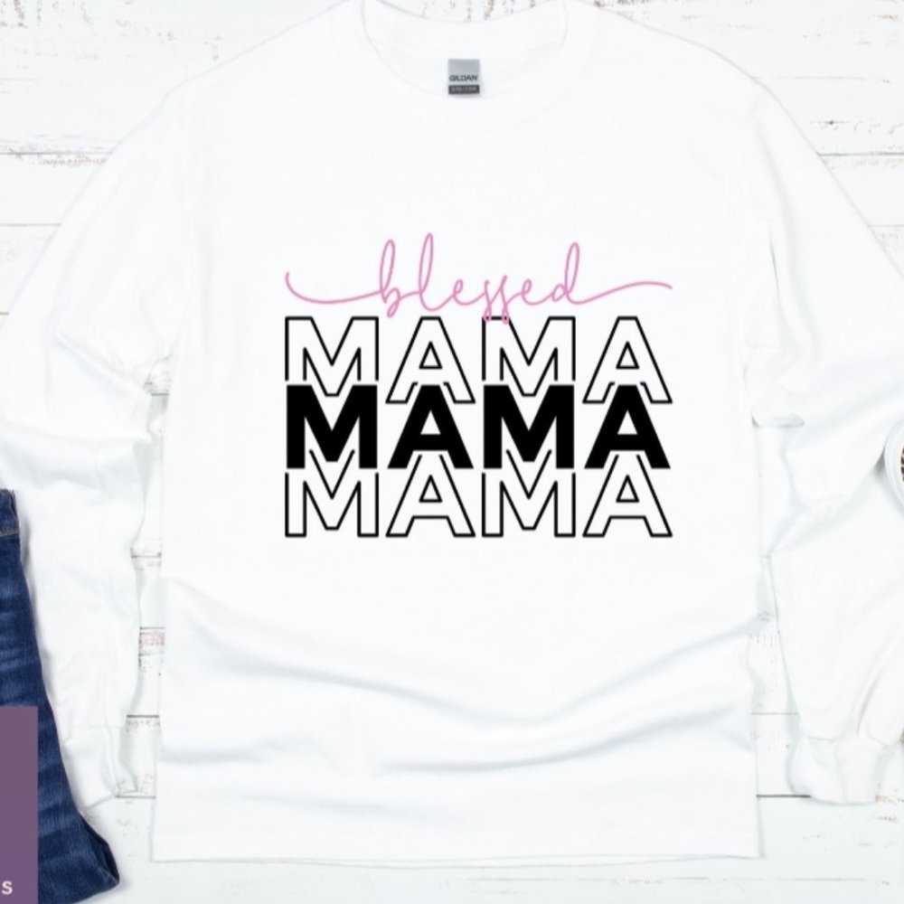 BRAND NEW • BLESSED MAMA PULL OVER SWEATSHIRT